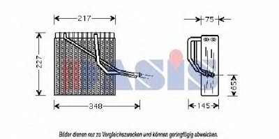 AKS DASIS 820247n -  Испаритель, кондиционер